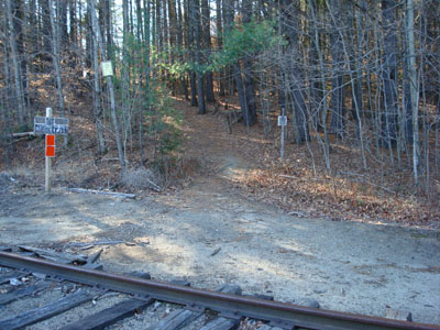 The Mt. Cutler Trail trailhead, just off Mt. View Avenue