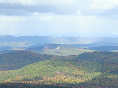 Sabattus Mountain as seen from the summit of the Shawnee Peak ski area