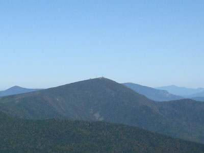 Sugarloaf Mountain as seen from Mt. Abraham