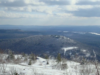 Avery Hill as seen from Straightback Mountain