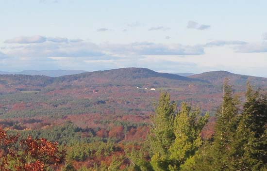 Catamount Mountain as seen from Neville Peak