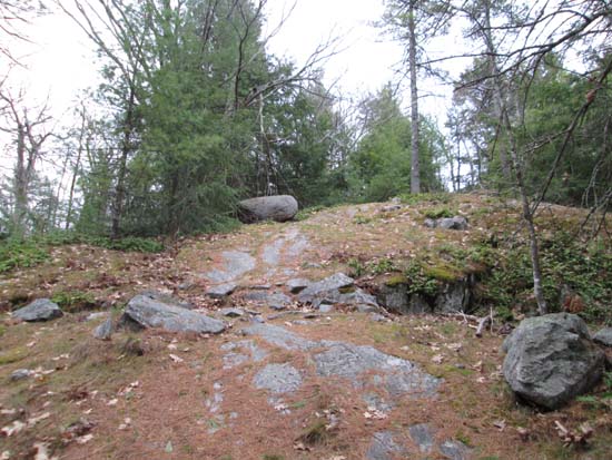 The trail between Wolf Hill and Clark Summit