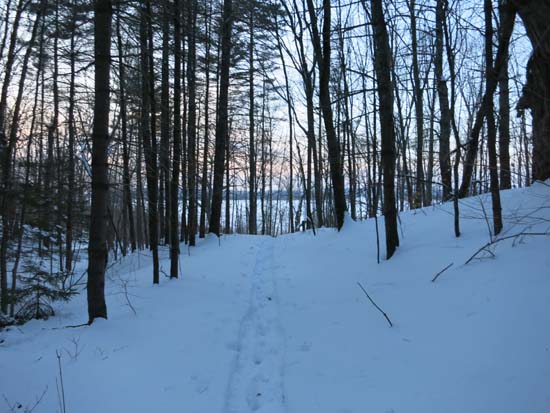 Descending the Col Trail
