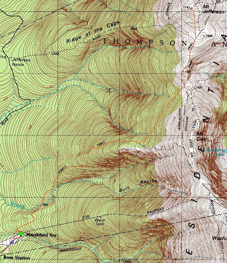 Mt. Jefferson New Hampshire Sunday Hike Trip Report Hiking Guide