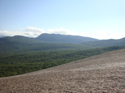Looking at Mt. Wolf from the Mt. Pemigewasset ledges - Click to enlarge