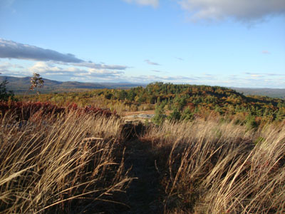 Looking down the trail to Teneriffe Mountain