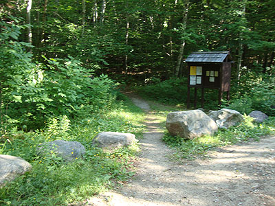 Signal Ridge Trail trailhead on Sawyer River Road