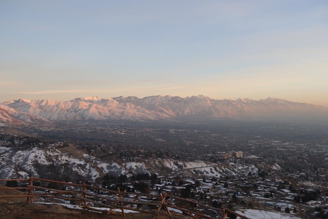 Ensign Peak Uath January 30, 2019 Hike Trip Report FranklinSites