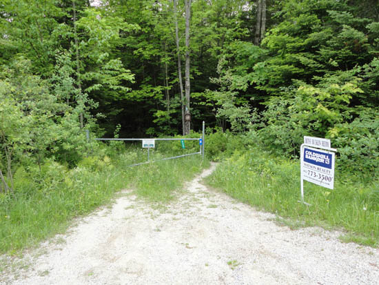The Canty Trail trailhead