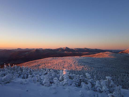 Sunrise on Mt. Jackson, 4,052 feet