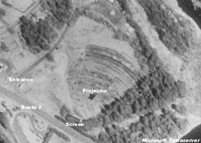 1992 aerial image courtesy Microsoft Terraserver - notice the screen is still standing