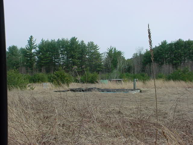 Unknown remnants of a structure at the Mohawk Trail Community Drve In