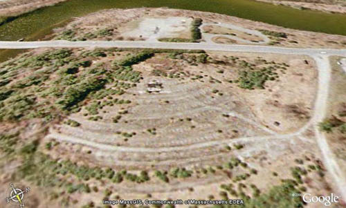 Google Earth rendering of the Mohawk Community Drive In
