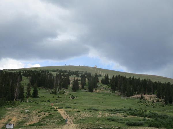 Colorado Mines Peak as seen from Berthoud Pass