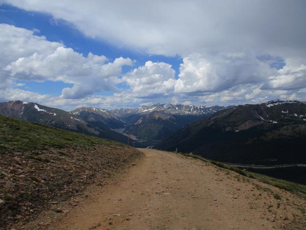 The access road