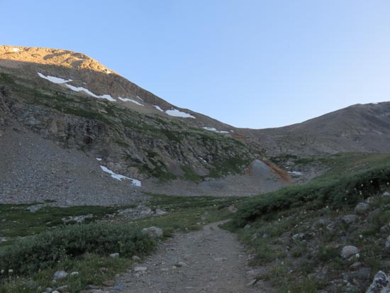 Ascending the trail from Kite Lake