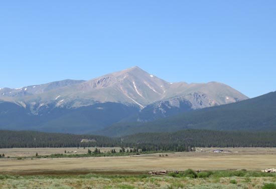 Mt. Elbert as seen from the northeast