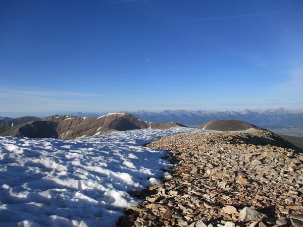 Looking southeast from Mt. Sherman - Click to enlarge