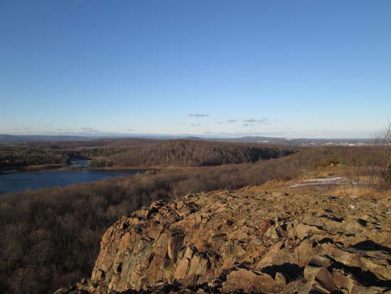 Looking north at Wassel Reservoir from Ragged Mountain - Click to enlarge
