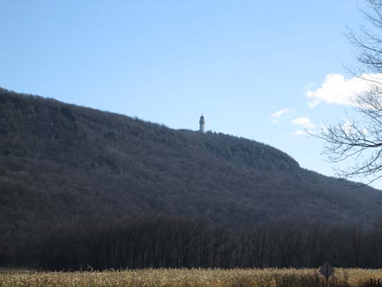Talcott Mountain as seen from the west
