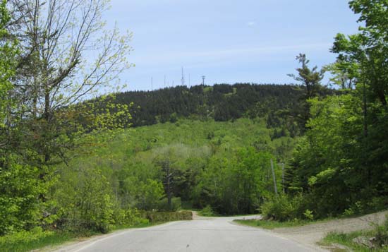 Bald Mountain as seen from Bald Mountain Road