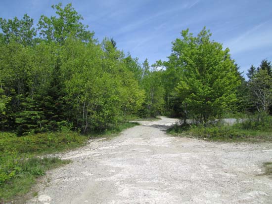 The start of the access road