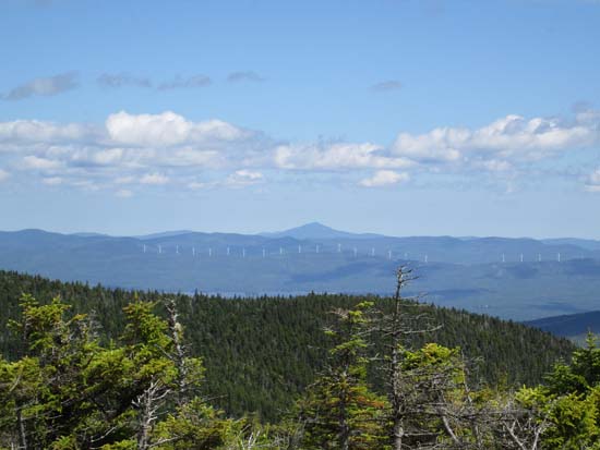 Looking east toward Mt. Blue from near the summit of West Baldpate - Click to enlarge