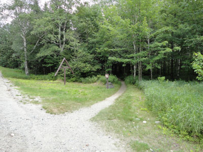 The Appalachian Trail trailhead