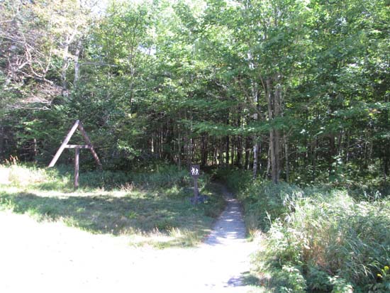 The Appalachian Trail trailhead