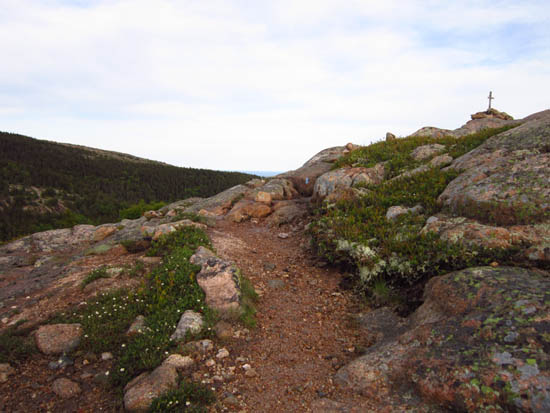 Approaching the summit of Bald Peak