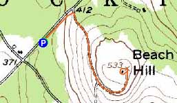 Topographic map of Beech Hill