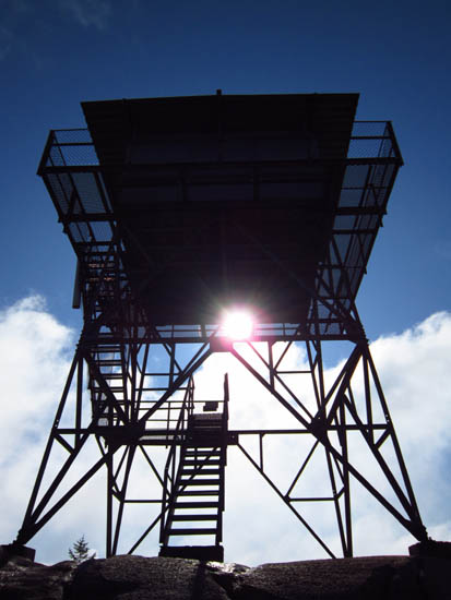 The Beech Mountain fire tower