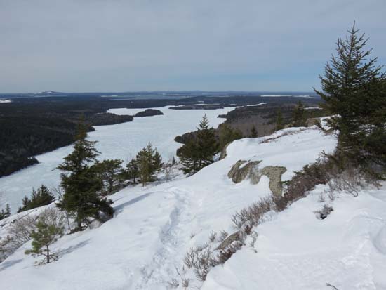 Looking down the Beech Mountain Loop at Long Pond