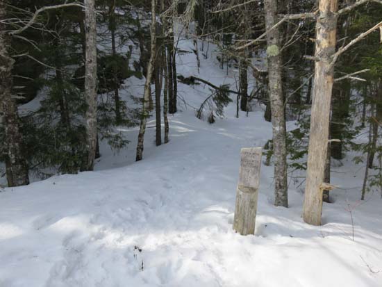 The Beech Mountain Loop trailhead at the end of Beech Hill Road