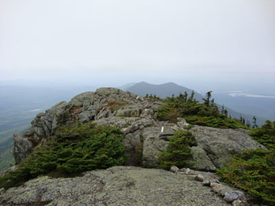 The Appalachian Trail on the way to the South Horn