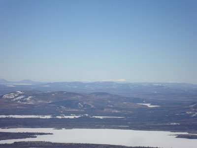 Looking at Mt. Katahdin from Bigelow Mountain's West Peak - Click to enlarge
