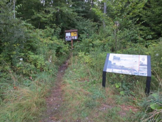 The Big Moose Mountain Trail trailhead