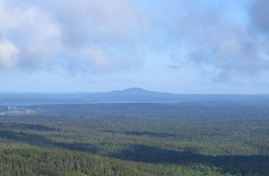 Blue Hill as seen from Beech Mountain