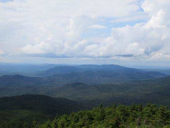 Looking northwest from near the summit of Boundary Bald Mountain - Click to enlarge