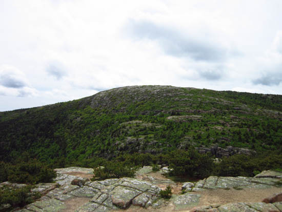Cadillac Mountain as seen from Dorr Mountain
