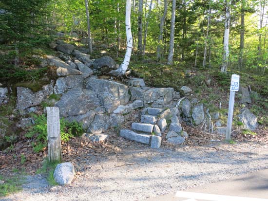 The Cadillac North Ridge Trail trailhead