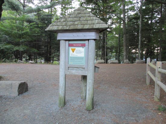 The trailhead