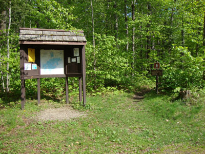 The Mud Brook Trail trailhead