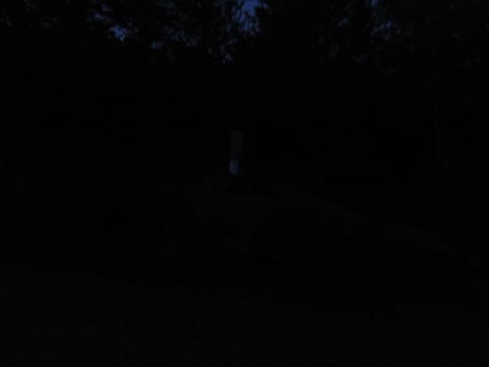 The Champlain North Ridge Trail trailhead on Park Loop Road
