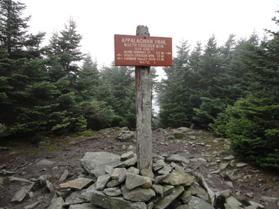 A foggy start on Crocker Mountain - Click to enlarge