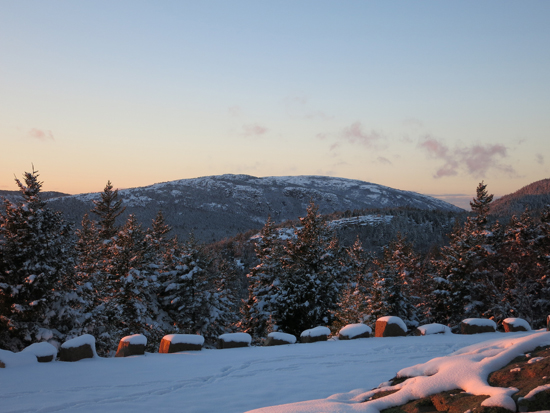 Looking at Penobscot Mountain from Day Mountain - Click to enlarge