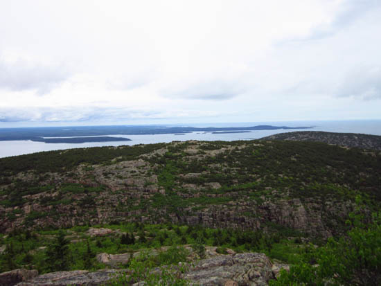Dorr Mountain as seen from Cadillac Mountain