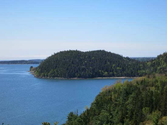 Flying Mountain as seen from the Acadia Mountain Trail