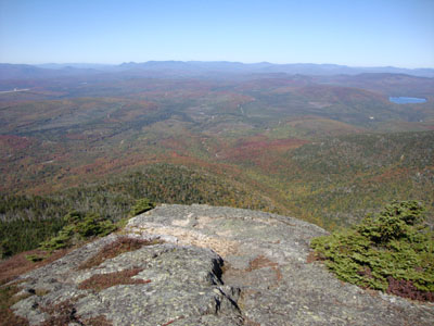 Looking down the Goose Eye Trail