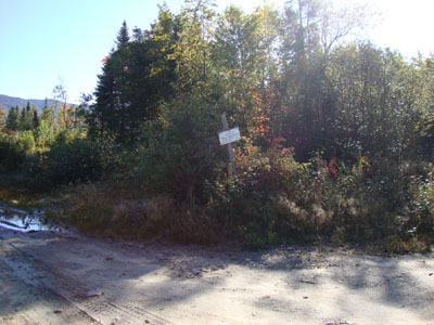 The Goose Eye Trail trailhead